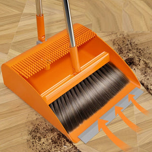 Magnetic Self-Cleaning Foldable Broom⁠