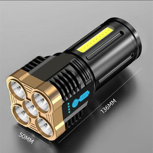 Outdoor Rechargeable Super Bright Flashlight