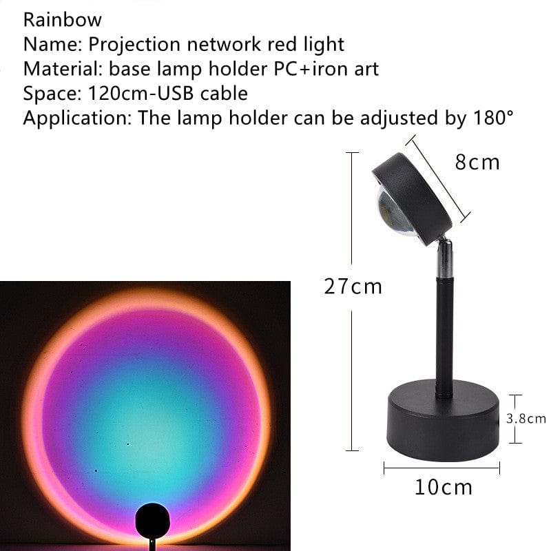 Remote Control Sunset Atmosphere LED Lamp