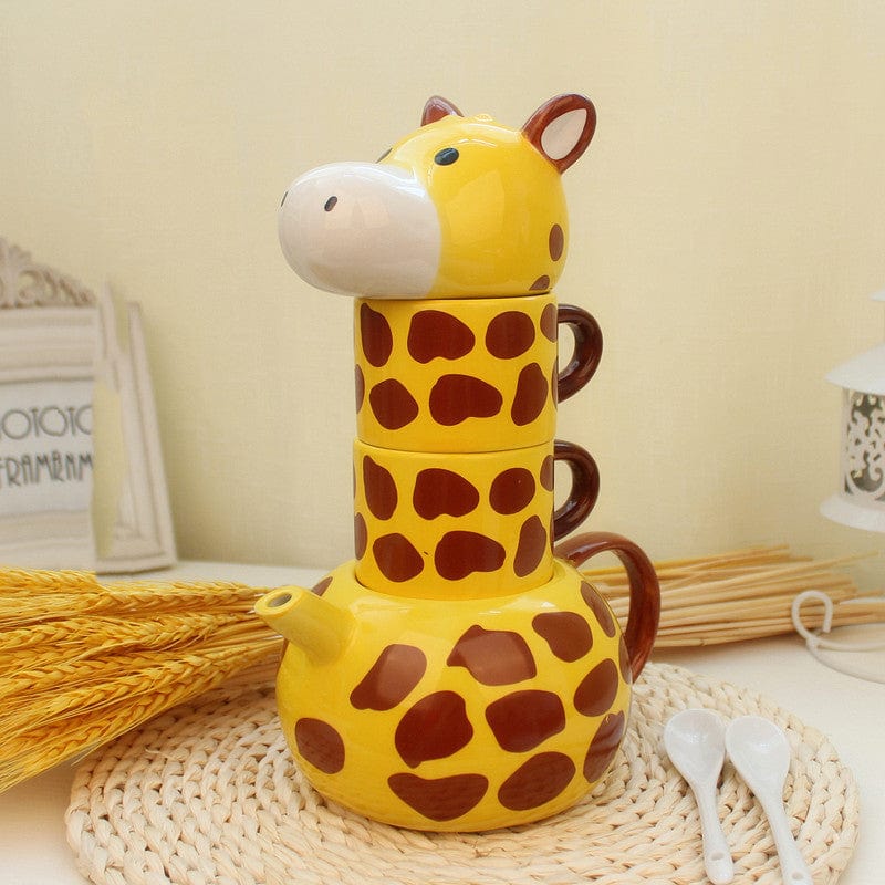 Giraffe Mug Teapot Set